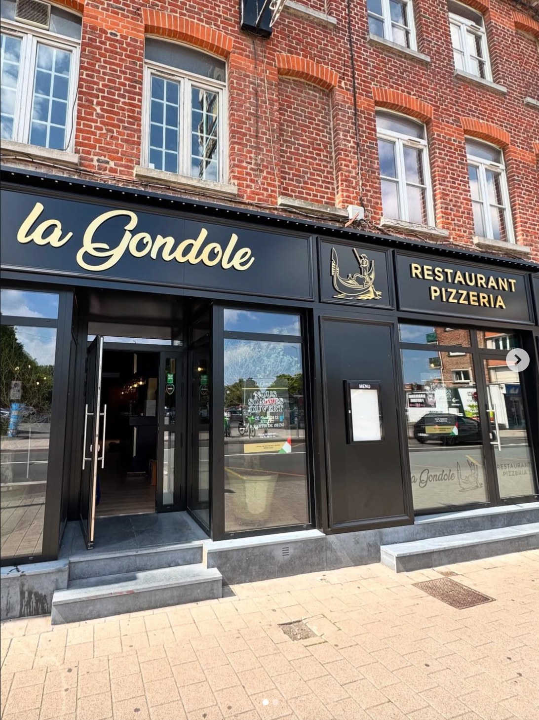 Façade du restaurant La Gondole