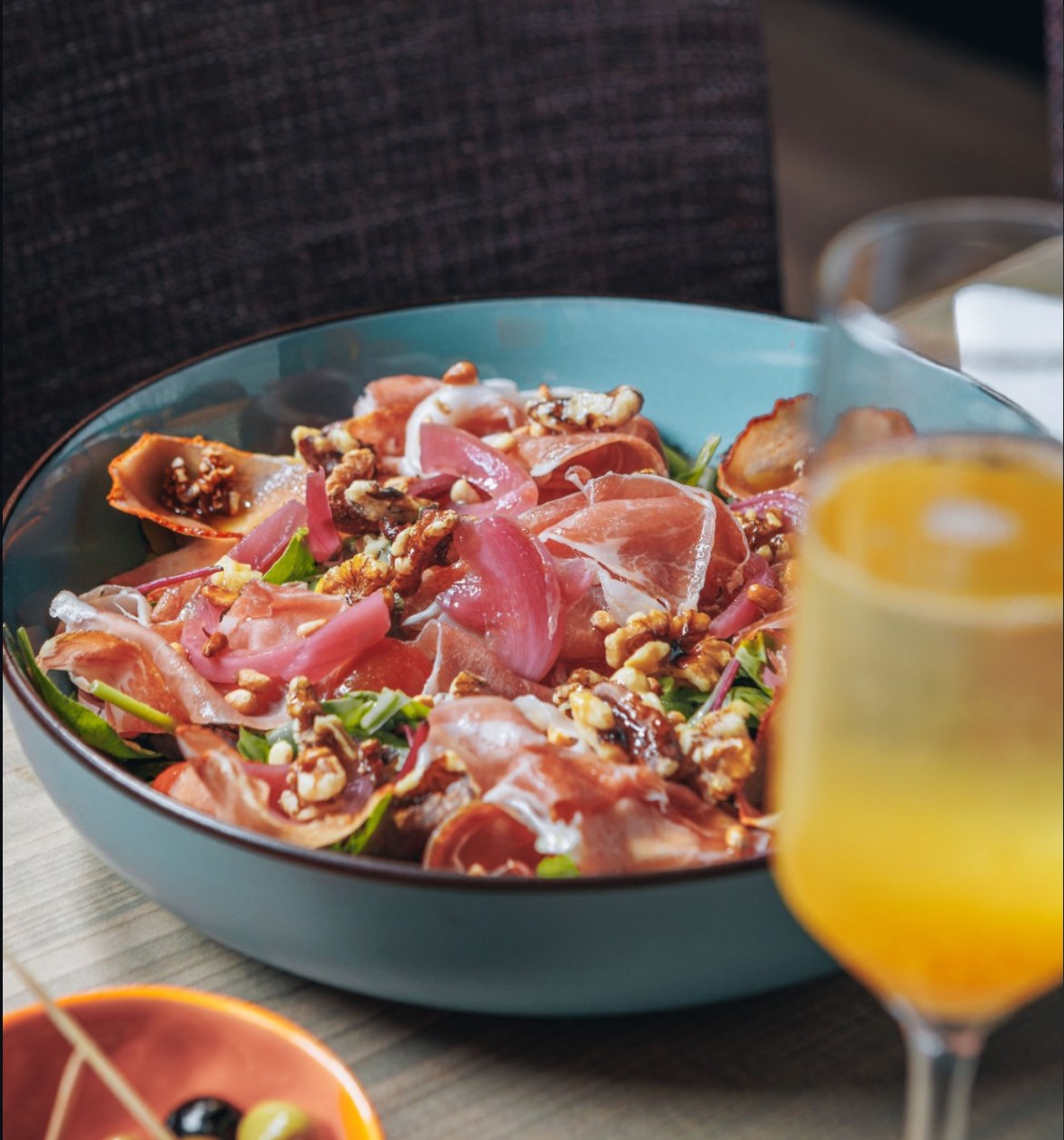 Salade jambon italien